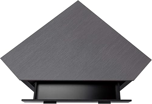 Miniatura 6 de Monarch Specialties Escritorio esquinero con almacenamiento y estante, mesa de estudio para computadora portátil, estación de trabajo para oficina