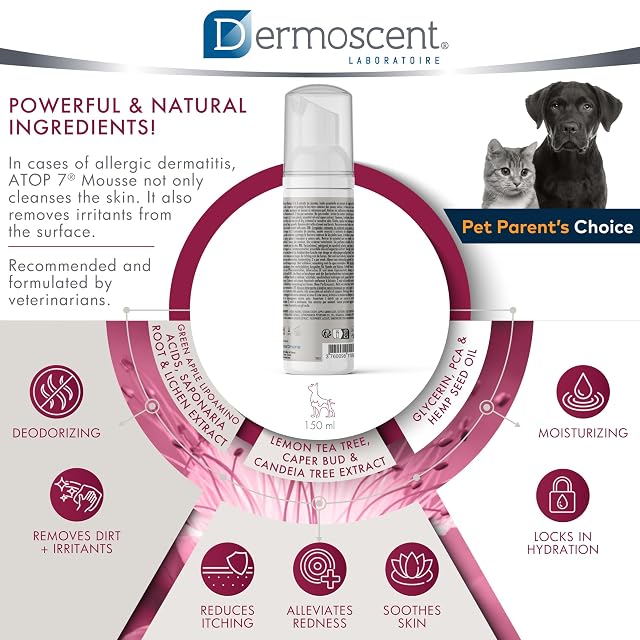 Foto 5 de 8 de Dermoscent 920-8509 ATOP 7 Mousse