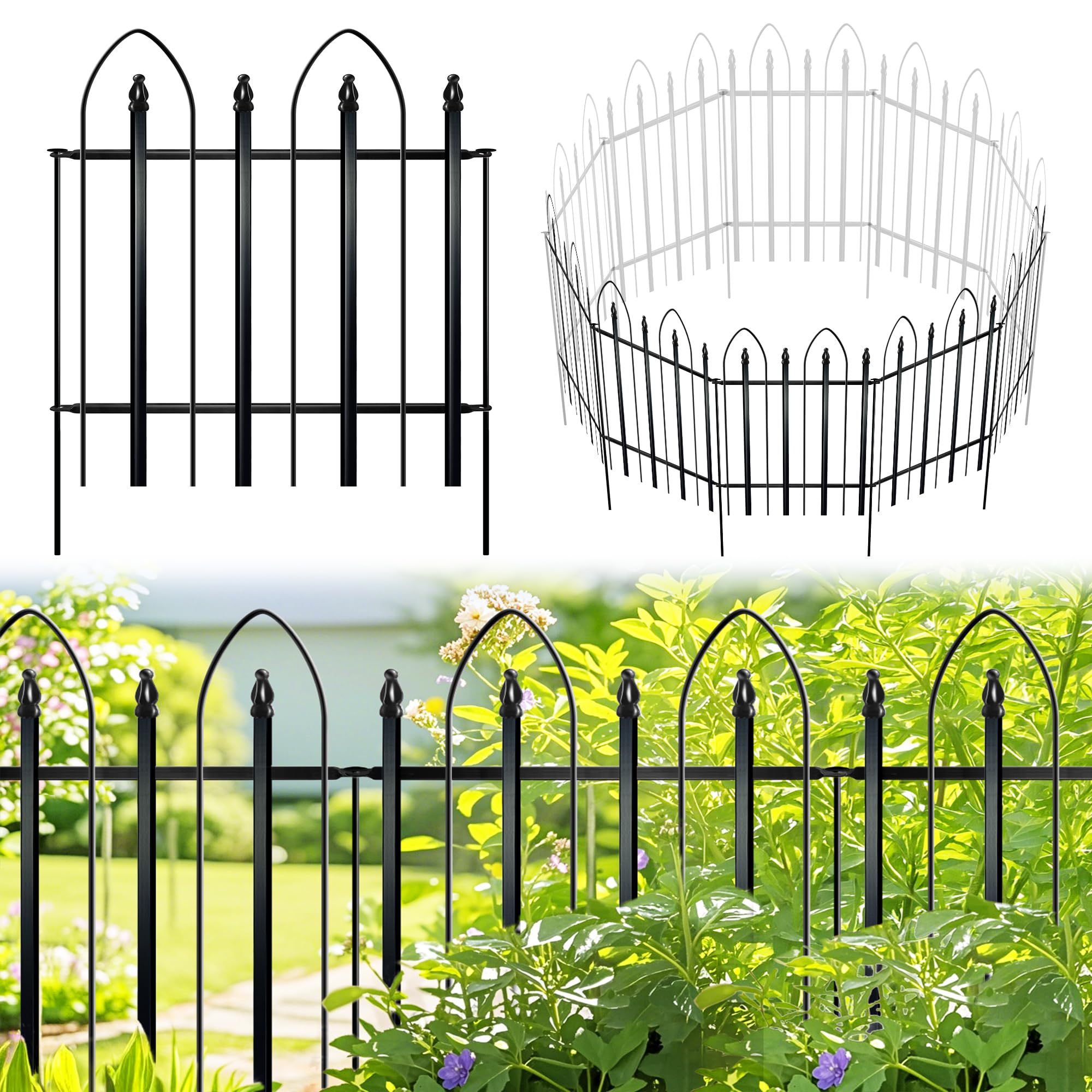 Thealyn Garden Fence 32' H x 24' W