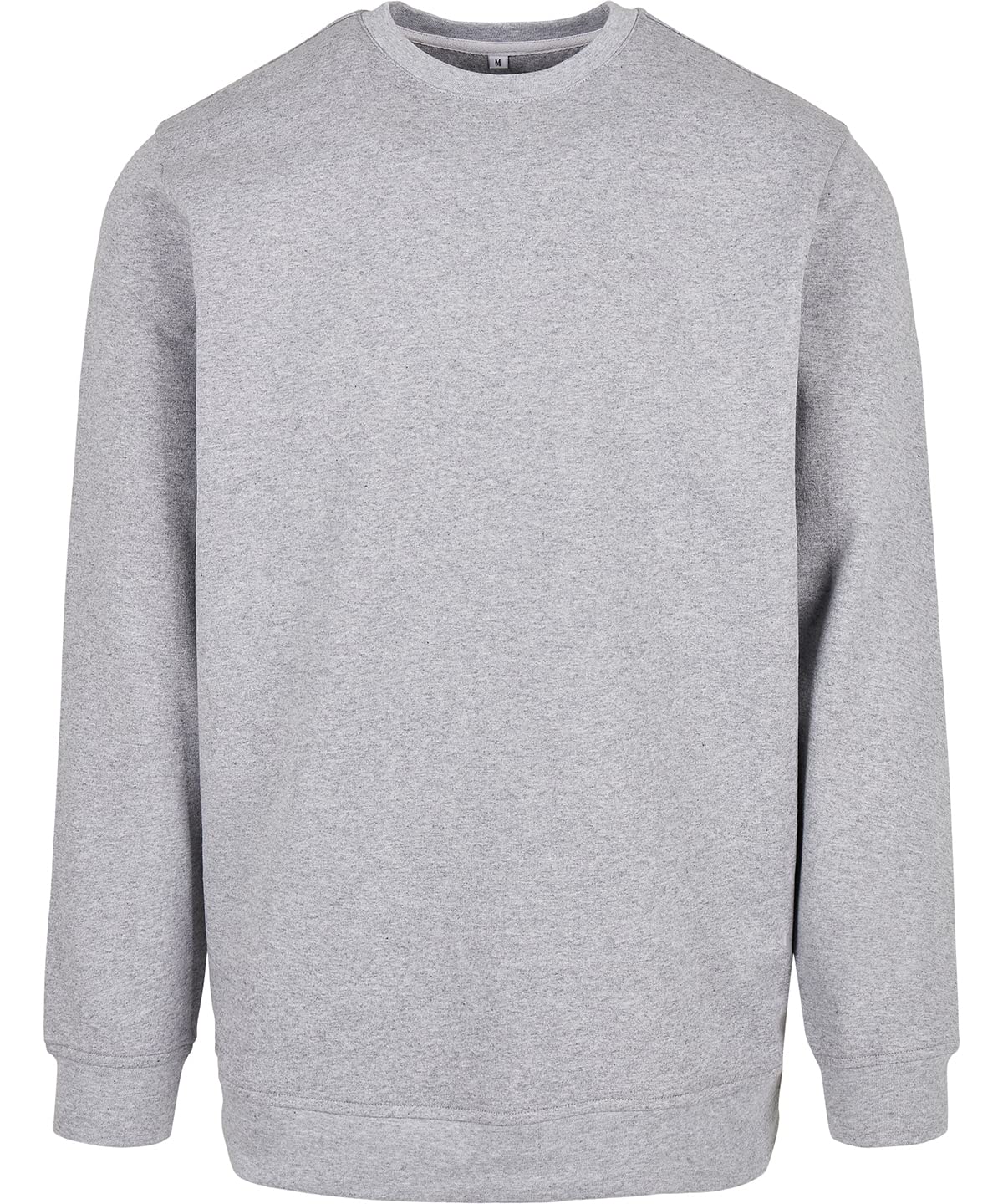 Coozo Men's Heather Grey Basic Crew Neck - M