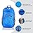 Outlander Packable Handy Lightweight Travel Hiking Backpack Daypack-Light Blue