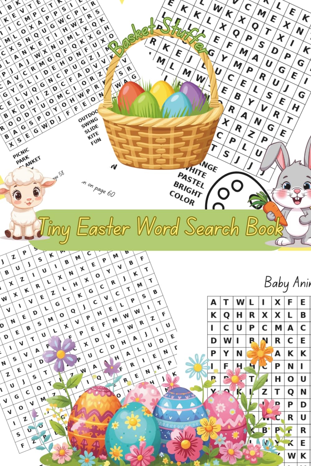 Tiny Easter Word Search Book: Basket stuffer for Kids and Teens,