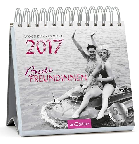 Beste Freundinnen 2017 Postkartenkalender: Aufstellkalender