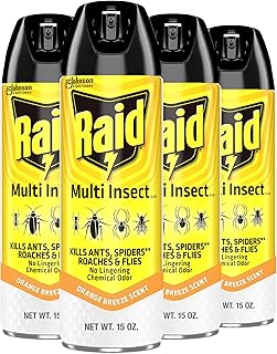 Multi Insect Killer, Orange Breeze 15 Ounce (Pack of 4)