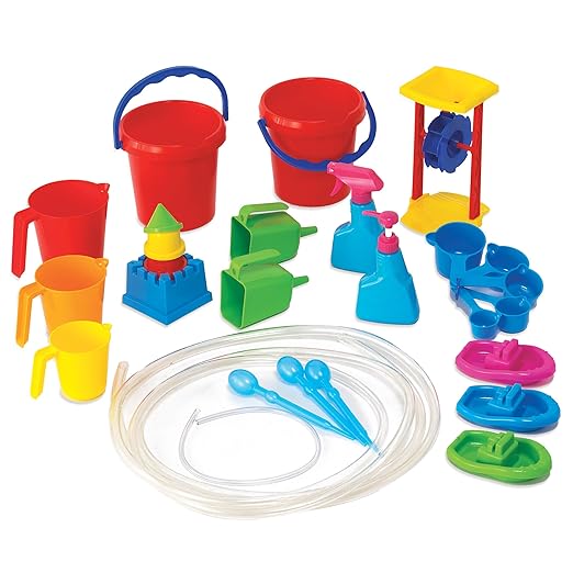 edx Education Water Play Tool Set Set of 27 Outdoor or