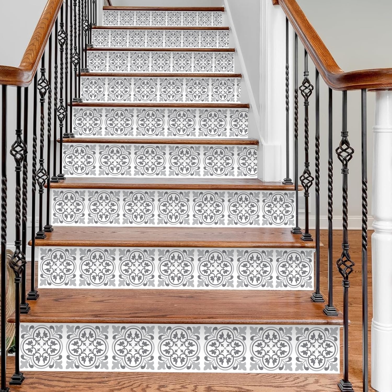 Bandes de vinyle autocollants amovibles 99x18cm pour contremarche escalier