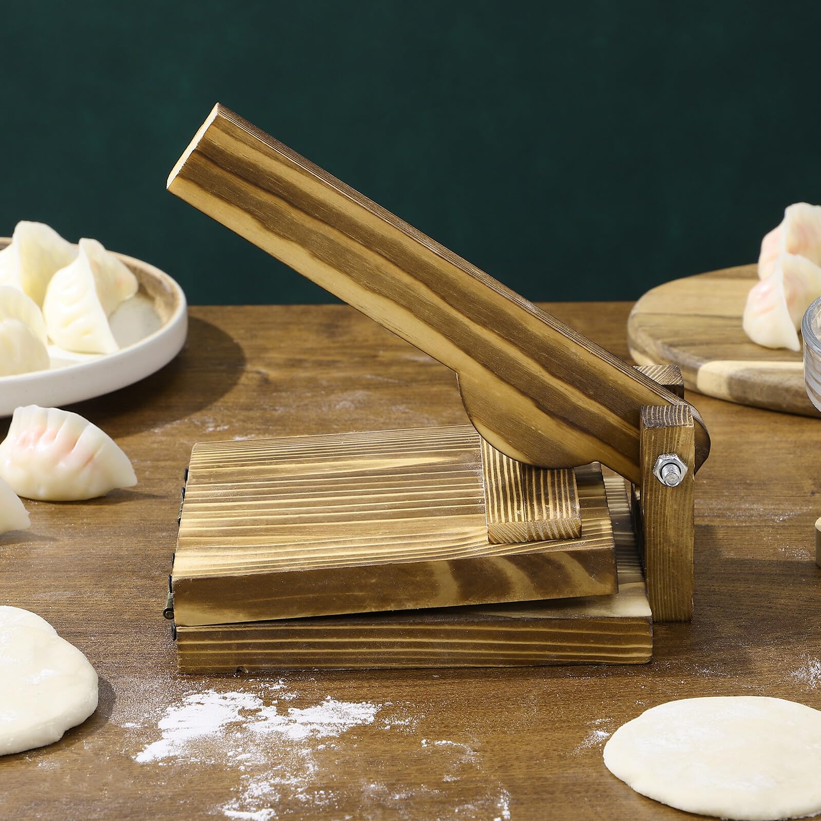 Forma Ravioli Manuale in Bambù, 1 Pezzo, per Impasti