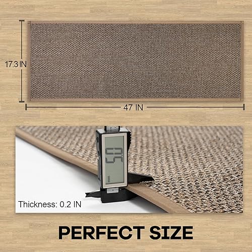 Vista 2 de Alfombra de cocina de goma antideslizante, lavable, absorbente para piso, lavable a máquina, para frente del fregadero, puerta, lavandería, entrada