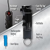 Vista 2 de SABRE Spray de pimienta inteligente Bluetooth para autodefensa con seguimiento GPS en vivo, alertas de texto y llamadas telefónicas en emergencias