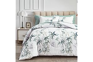 Botanical-Themed Queen Comforter Set: A Symphony of Nature and Comfort