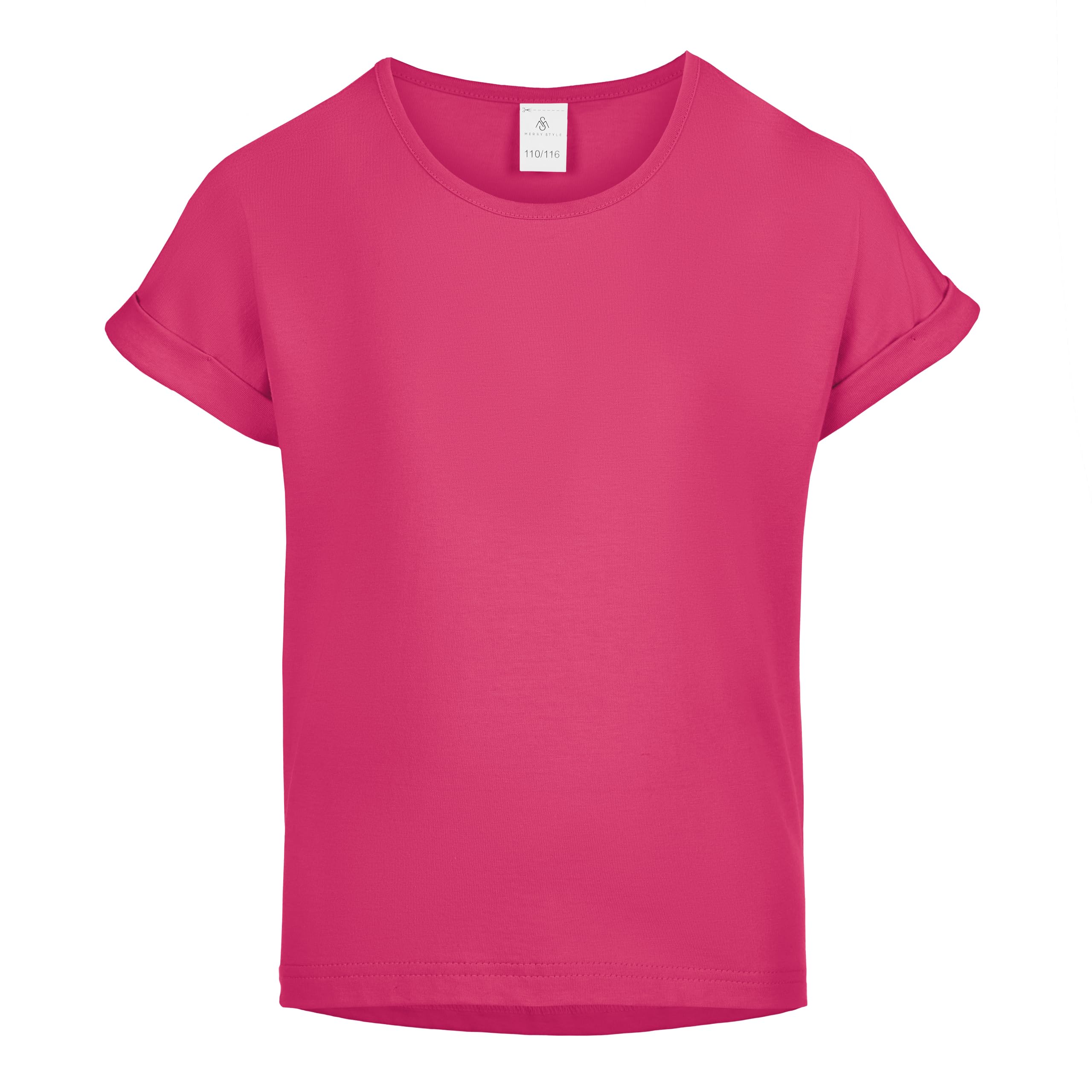 Merry Style T-Shirt für Mädchen aus weicher Baumwolle – Bequeme Mädchenkleidung MS-468