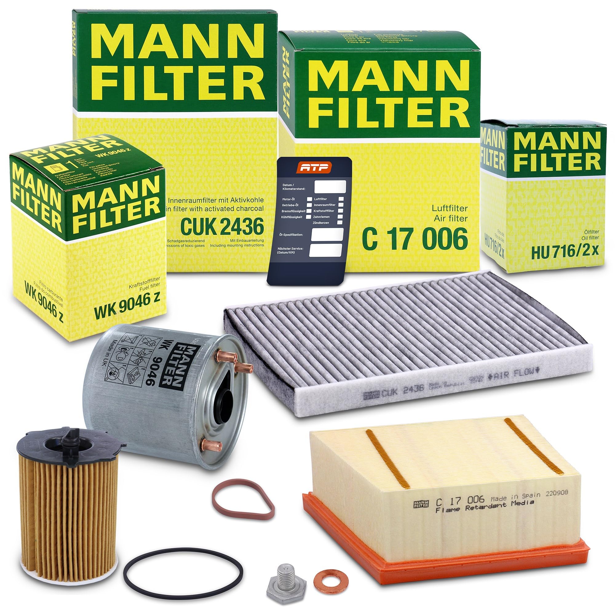Set composto da Impostare il filtro tagliando SET B 10492950