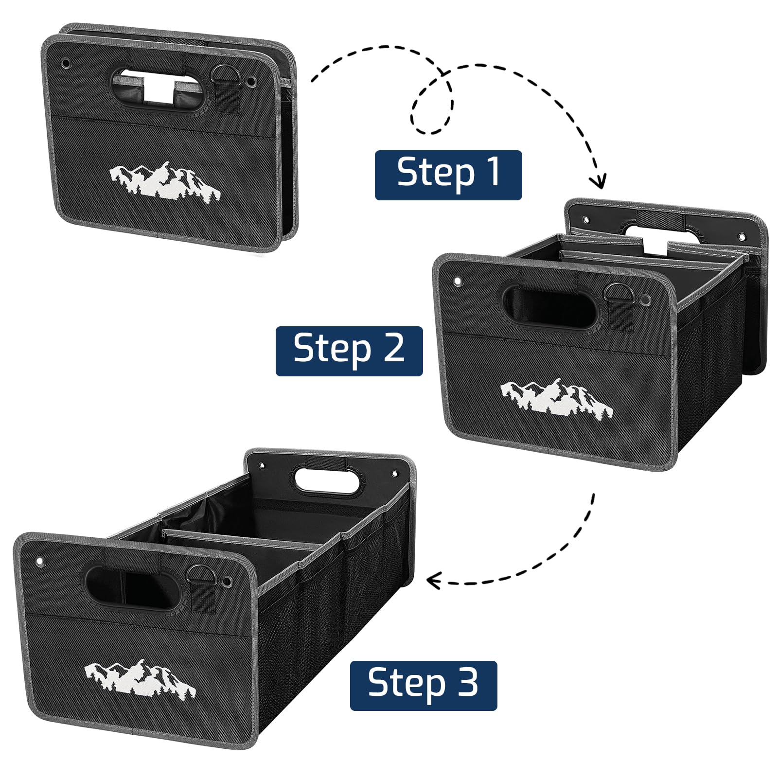 Organizador de maletero de coche para Subaru Outback Crosstrek Forester, accesorios de automóvil para hombres y mujeres, plegable e impermeable, caja organizadora de almacenamiento de poliéster Oxford