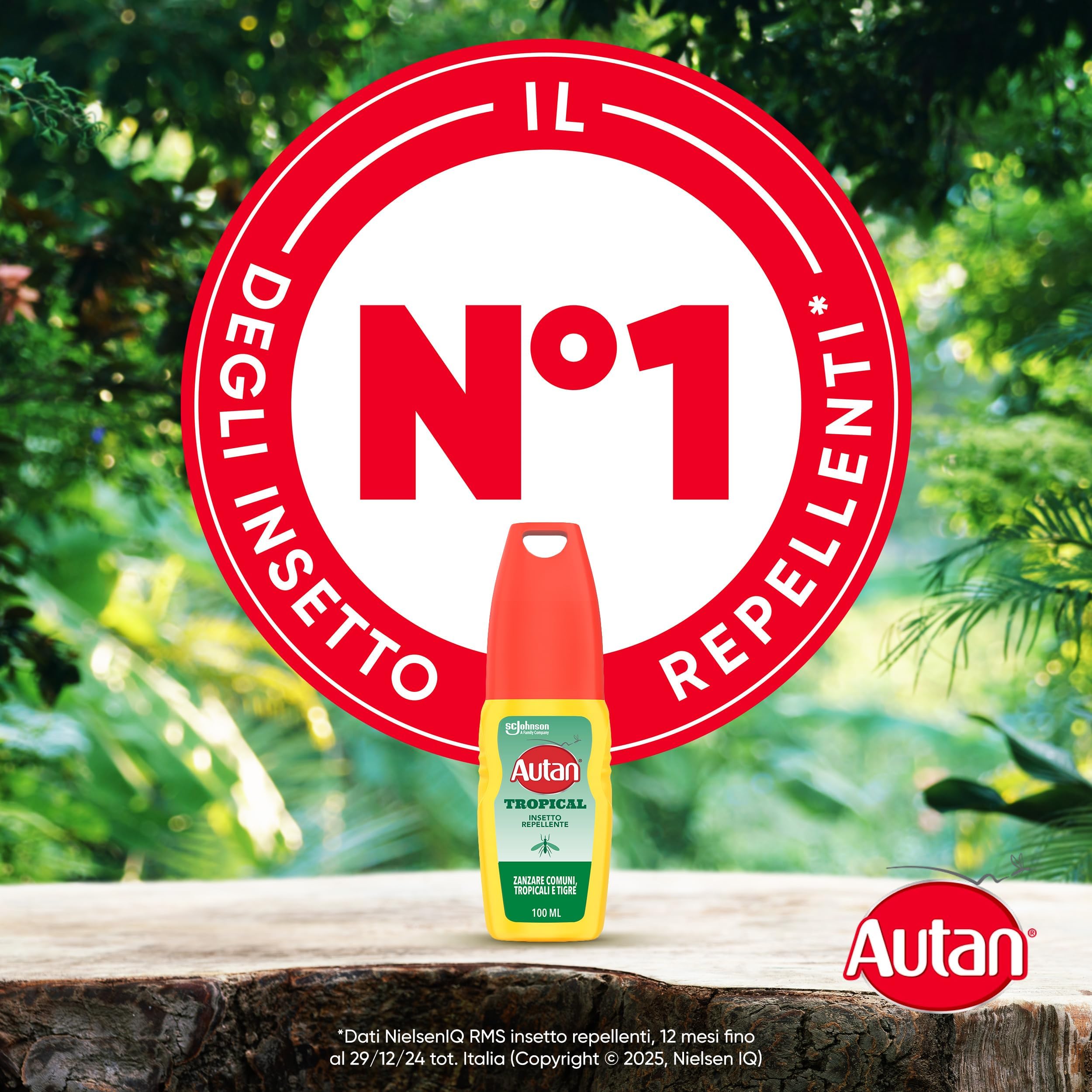 Autan Tropical Vapo Mosquito Repellent Spray 2 x 100 ml