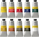 Winsor & Newton Peinture acrylique à la galérie, 10 x 60ml (2-oz) Ensemble de peinture pour tubes