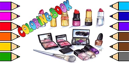 Sweet Beauty & Make up Coloring For Girls