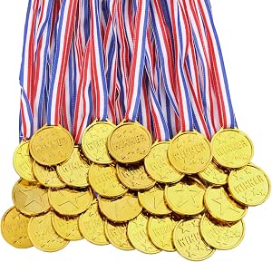 flintronic 28PCS/12PCS/7PCS Medallas de Ganador de Oro, Medallas de Ganador de P