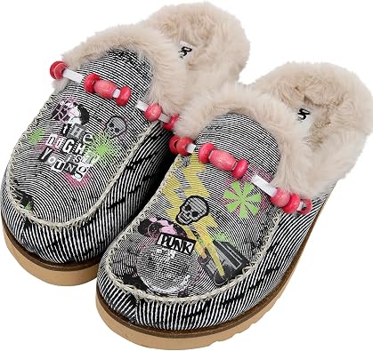 DOGO Womens Slippers with Faux Fur Lining