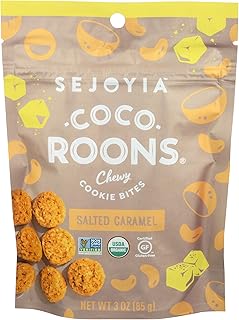 SEJOYIA Organic Salted Caramel Coco-Roons, 3 OZ