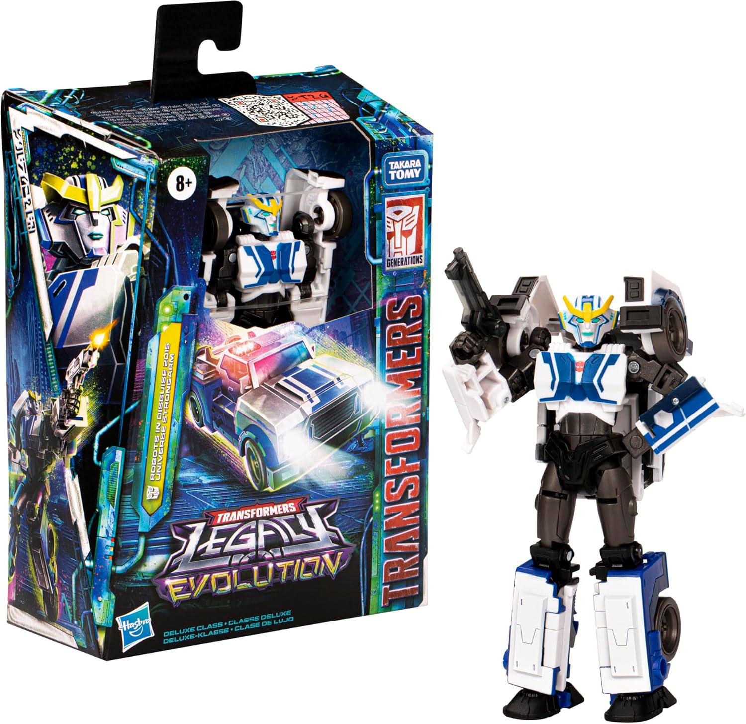 Transformers Toys Legacy Evolution Deluxe Robots in Disguise 2015 Universe Strongarm Toy, 5.5-inch, Action Figure for Boys and Girls Ages 8 and Up
