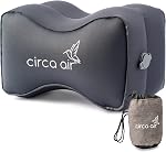 Circa Air Oreiller gonflable de genou pour les sleeps latéraux, Oreil de genou de voyage entre les jambes pour dormir, Orthopédie Sciatica Pain Relief Oreillon, Orée de jambe pour les articulations de hanche et le soutien du sommeil