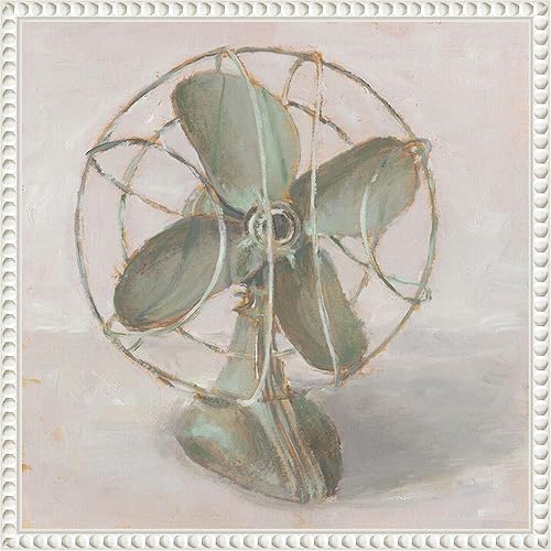 Amanti Art Framed Canvas Wall Art 16x16 Old School II by Ethan Harper, Framed Wall Art Canvas, Still Life Artwork, Traditional Decor, Small Poster