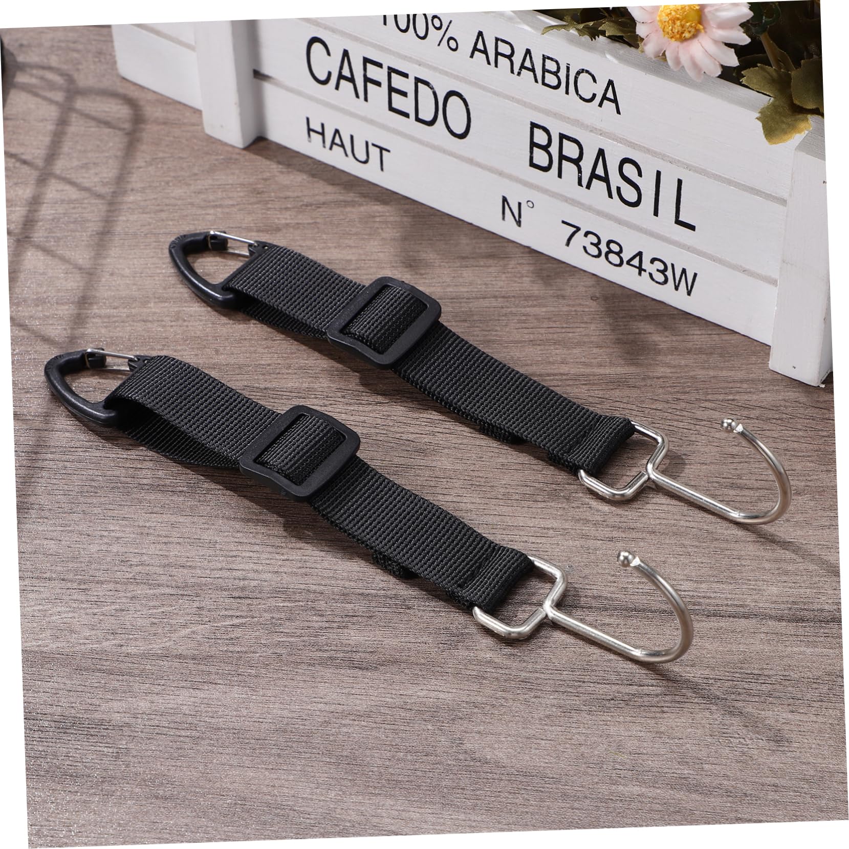 SOESFOUFU Car Bag Hooks 2 Pcs Headrest Hooks Nylon Easy Installation Versatile for Car Accessories