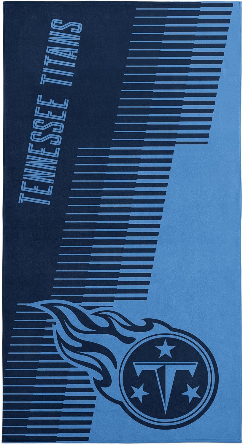 Northwest Tennessee Titans NFL Progression Jacquard Beach Towel 36 x 72 Inches