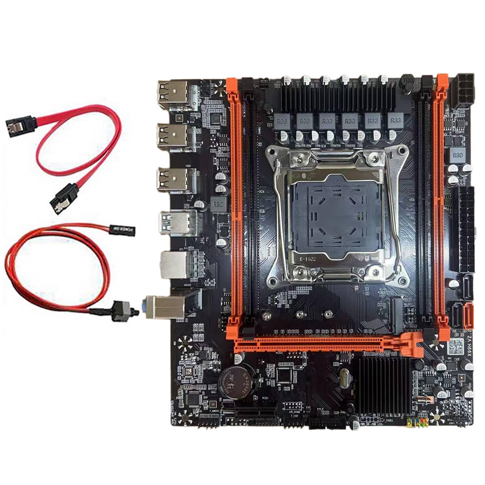 B85 X99 płyta główna do komputera stacjonarnego LGA2011-3 obsługa gier M. 2 PCIE SATA3.0 4X DDR4 REG ECC RAM gniazda X99 zestaw