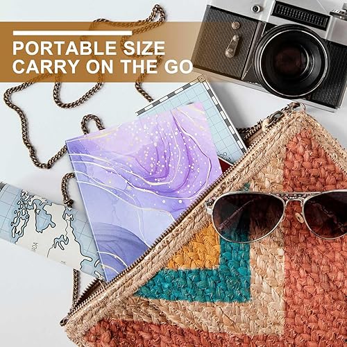 Miniatura 5 de Lanpn Álbumes de fotos pequeños de 4 x 6 pulgadas, 50 imágenes, paquete de 2 unidades, mini bolsillos de cuero para libros de fotos, cada paquete