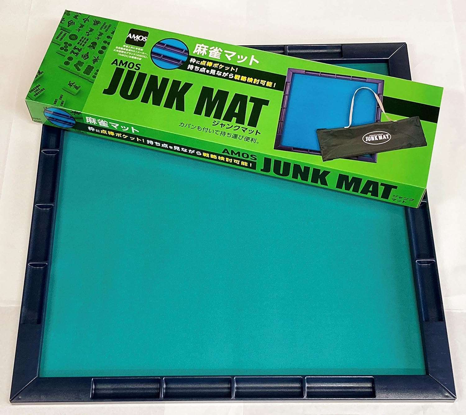 新品】(麻雀牌ストラップ1個付)麻雀牌・マットのセット・コンパス