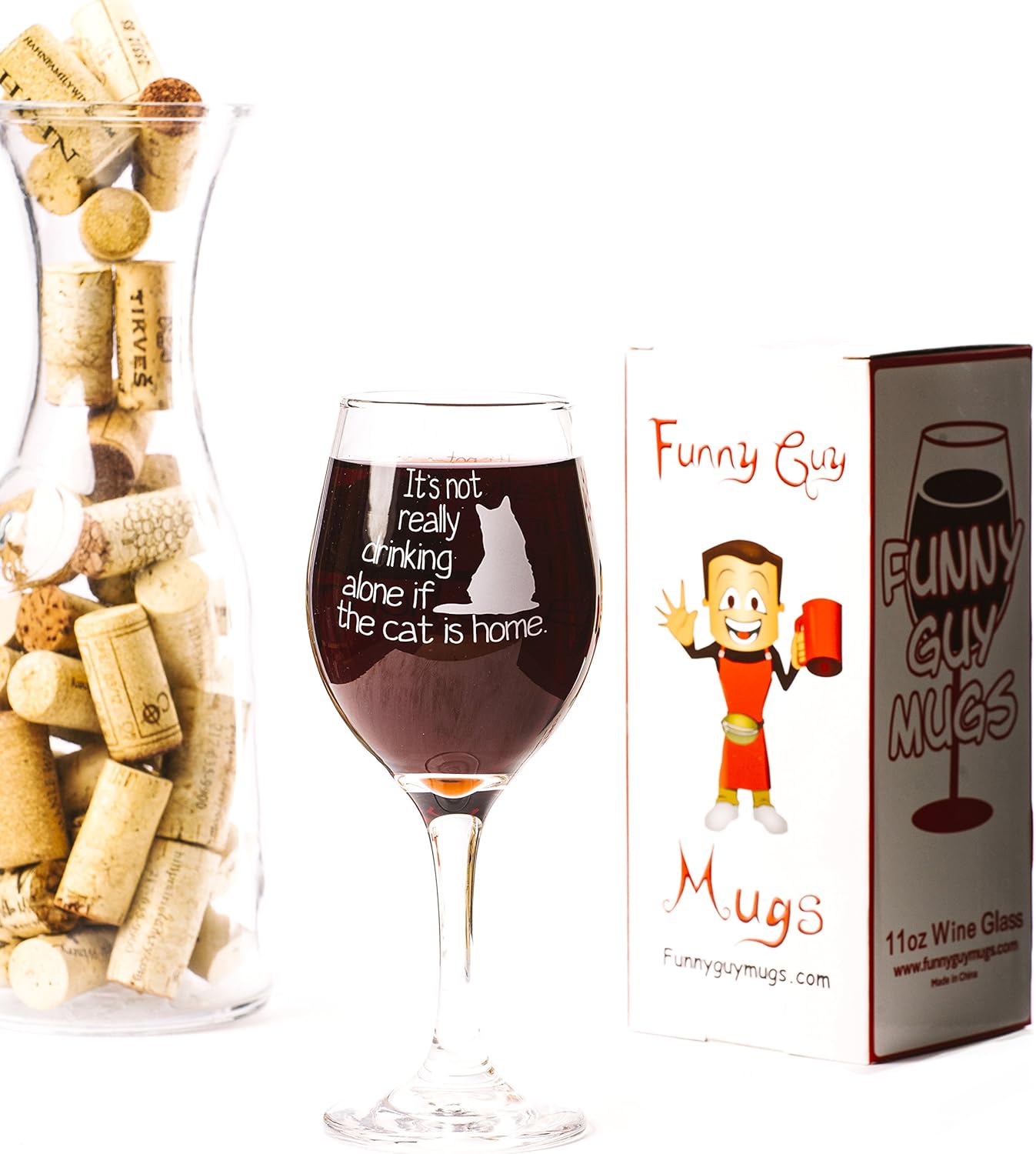 ❤ Crazy Deals Funny Guy Mugs Cat Is Home Wine Glass, 11-Ounce - Unique Gift for Women, Mom, Daughter, Wife, Aunt, Sister, Girlfriend, Teacher or Coworker (Several Styles To Choose From) Limited Stock Funny Guy Mugs Cat Is Home Wine Glass, 11-Ounce - Unique Gift for Women, Mom, Daughter, Wife, Aunt, Sister, Girlfriend, Teacher or Coworker (Several Styles To Choose From)