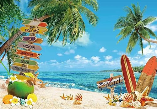 Felortte TelĂłn de fondo de tela de poliĂ©ster de 10 x 8 pies, fondo de playa tropical, isla de palmeras, fotografĂa, cielo de mar azul, Hawaii, Aloha Felortte TelĂłn de fondo de tela de poliĂ©ster de 10 x 8 pies, fondo de playa tropical, isla de palmeras, fotografĂa, cielo de mar azul, Hawaii, Aloha