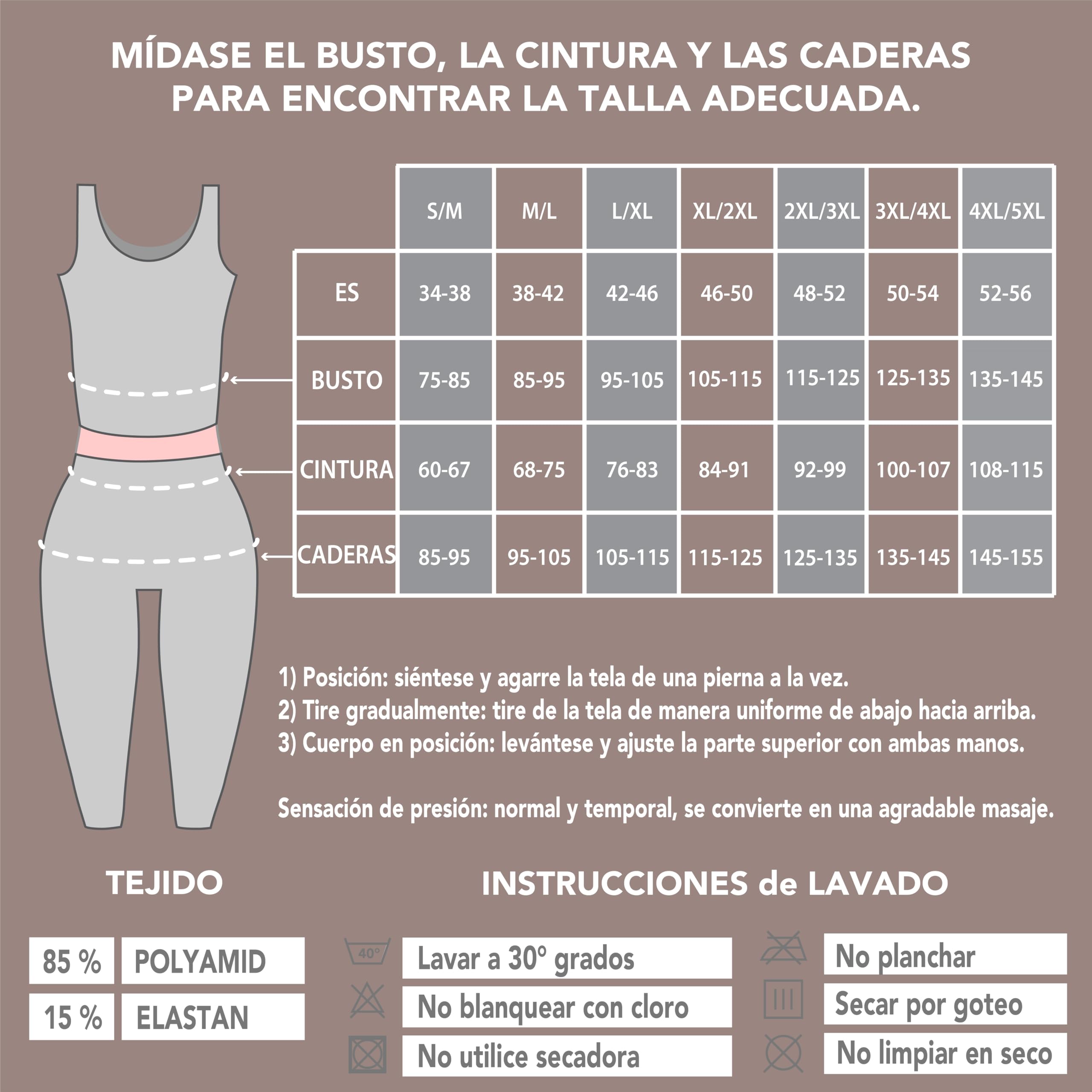 SLIMCELL Fajas Reductoras Mujer Pantalon Moldeador Anticeluliticos Capri - Braga Faja Adelgazante, Anti Cellulite Leggings, Faja Pantalon, Braga Reductora - Made in Italy
