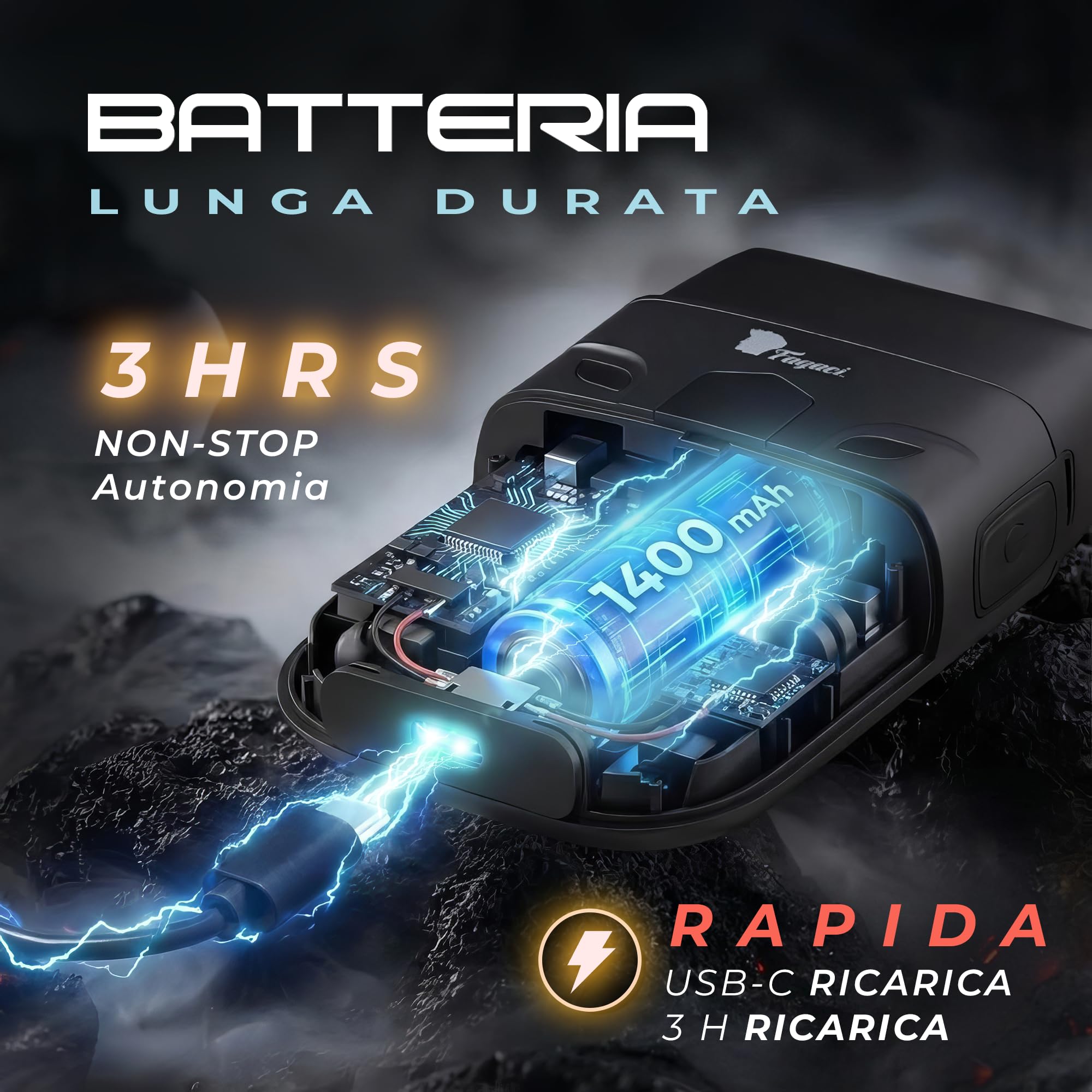 Fagaci Rasoio a Lamina con Rasatura Precisa, Electric Shaver Senza Irritazioni, Rasoio Barba Uomo Elettrico con 8500 giri/min ad Alta Coppia, Shaver Elettrico Barba e Capelli Facile da Pulire
