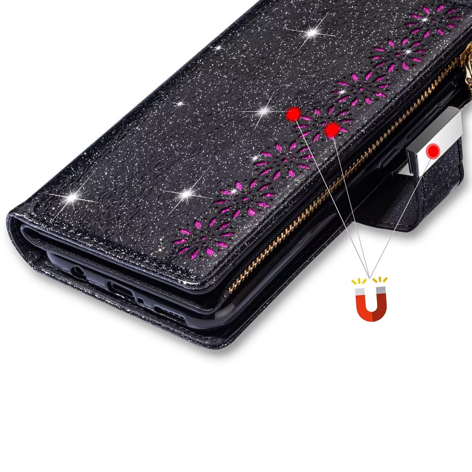 xinyunew Cover Galaxy A51,360 Gradi CustodiaProtettiva Vetro