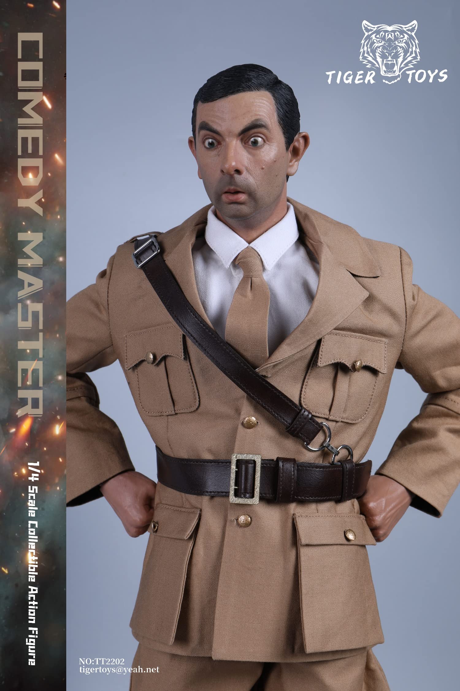 Amazon.co.jp: Tigertoys 1/4フィギュア 男性 映画キャラクターComedy 