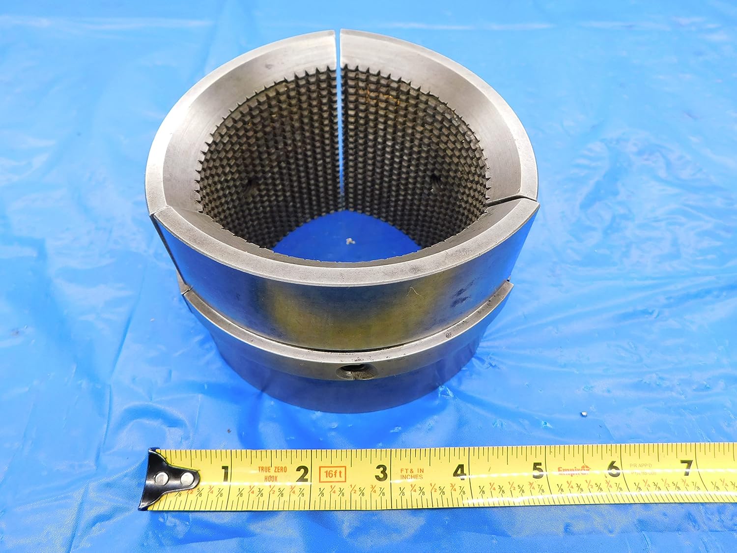 Superior Cincinnati 4" Round Serrated Collet PAD Chuck Jaws CNC Lathe 4.0 - MS3251BU