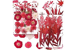 Colorful Encapsulated Flower Petals for Nail Designs