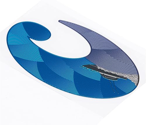 Miniatura 4 de Costa Del Mar Calcomanía estándar prémium, Azul oscuro