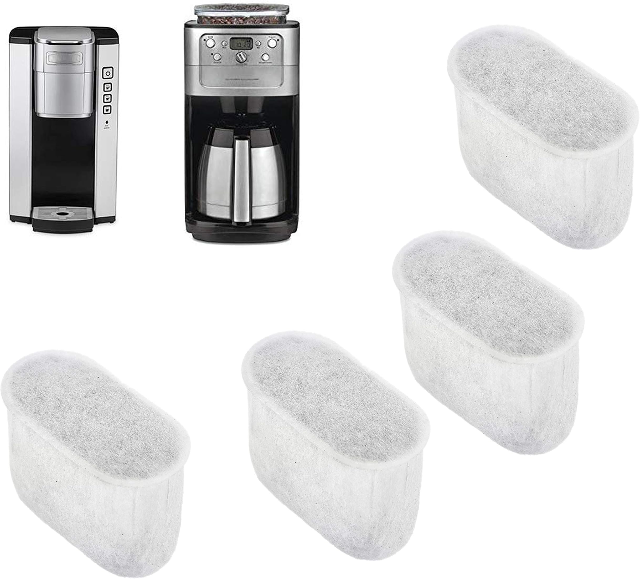 Kare & Kind 24-Pack C-art Coffee Makers Replacement Activated Charcoal Water Filters - Compatible with All C-art Coffee Makers