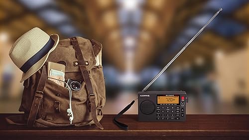 Miniatura 8 de C. Crane CC Skywave SSB 2 AM, FM, onda corta, NOAA Weather + Alert, banda de aviación VHF escaneable y bandas laterales únicas Radio portátil de