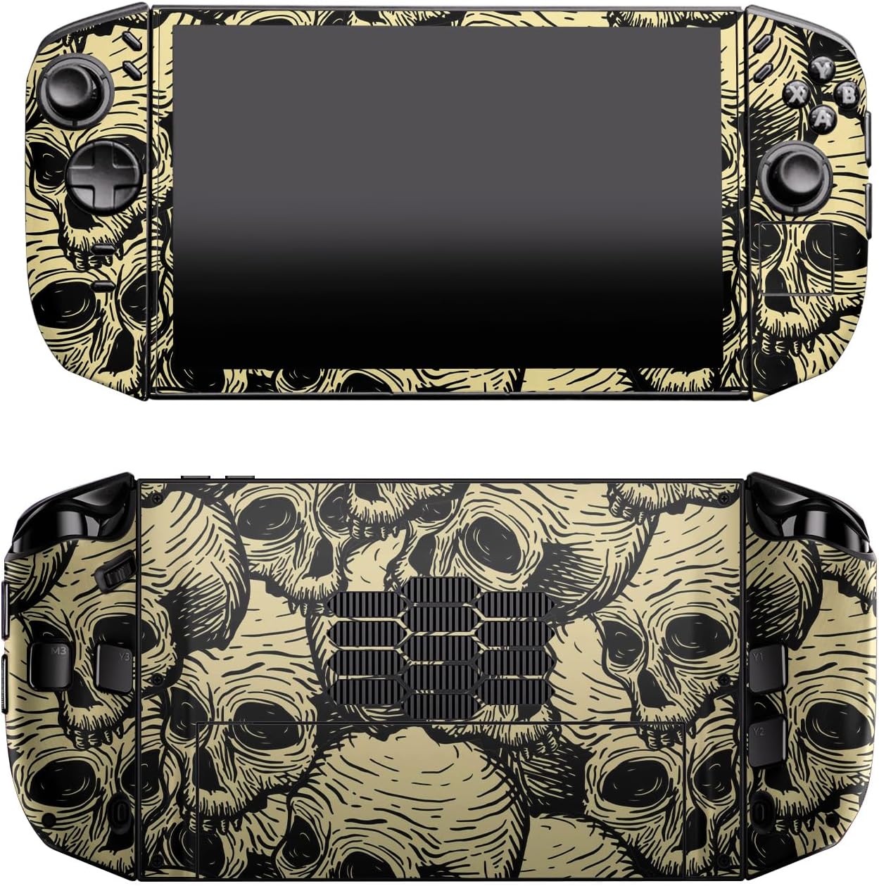Gaming Skin Compatible with Lenovo Legion Go 2 (2025) - Inked Skulls - Premium 3M Vinyl Protective Wrap Decal Cover - Easy to Apply | Crafted in the USA by MightySkins