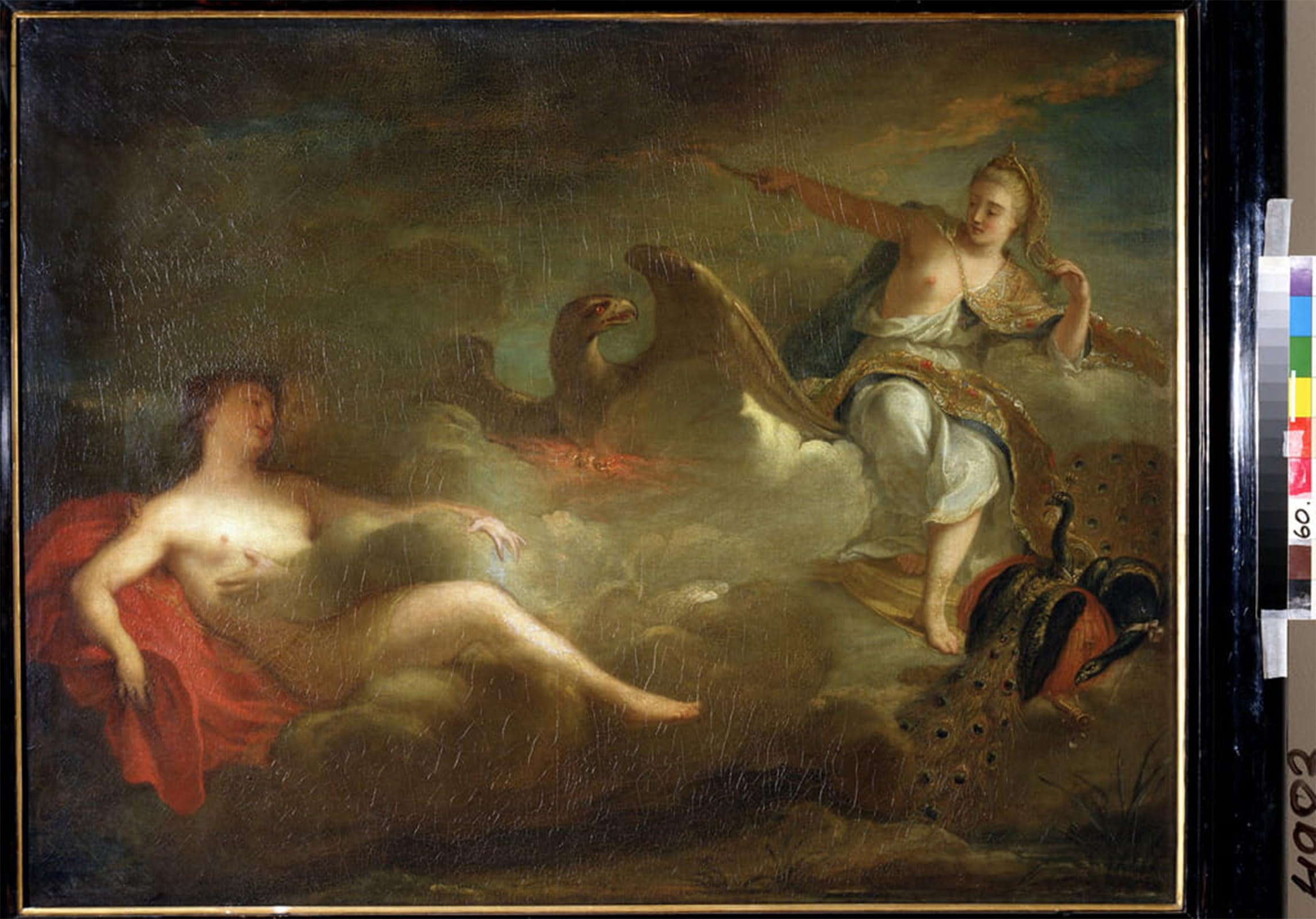 Tableau toile Jupiter Junon et Io décoration murale Jean Marc Nattier