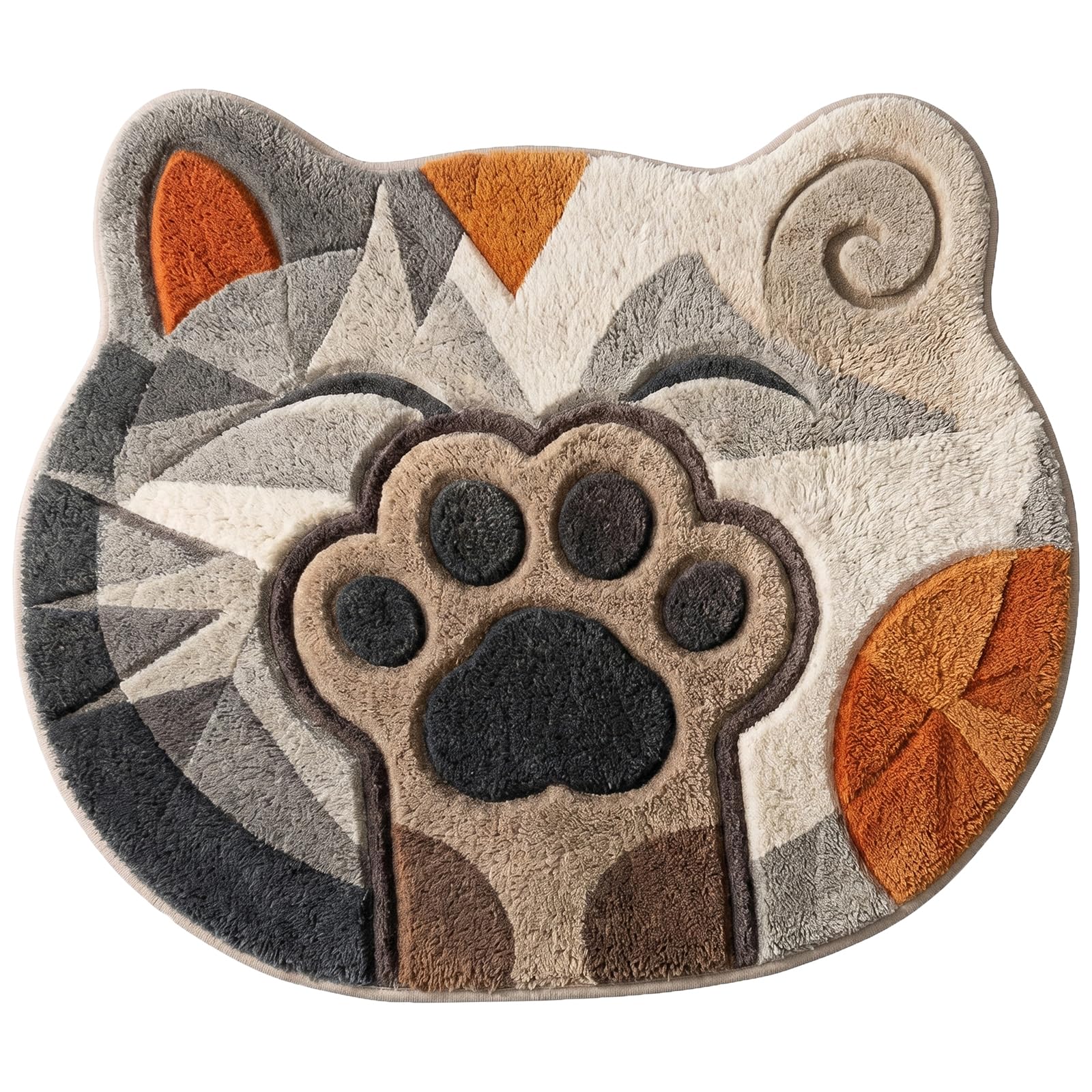 Cat Bath Mat Rug Doormat: 23x27 Absorbent Non-Slip Washable Floor Mat