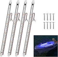 Vista 8 de Luces de navegación para barcos, iluminación de navegación para barcos LED, iluminación marina para pesca nocturna, luces rojas y verdes de proa