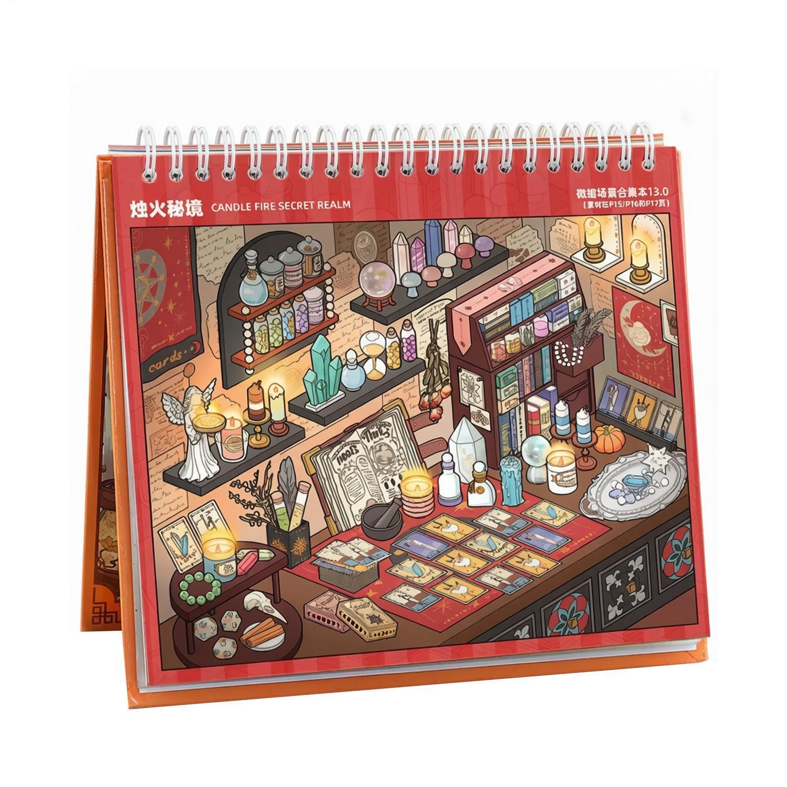 Set pegatinas mini casa ilusión 3D para planificadores y DIY