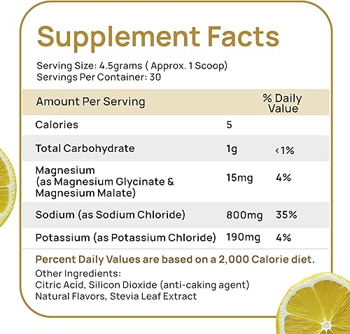 Miniatura 6 de INEVIFIT Polvo de electrolitos salados de limonada - Hidratación y recuperación  Apto para dieta cetogénica, cero azúcar, endulzado con stevia