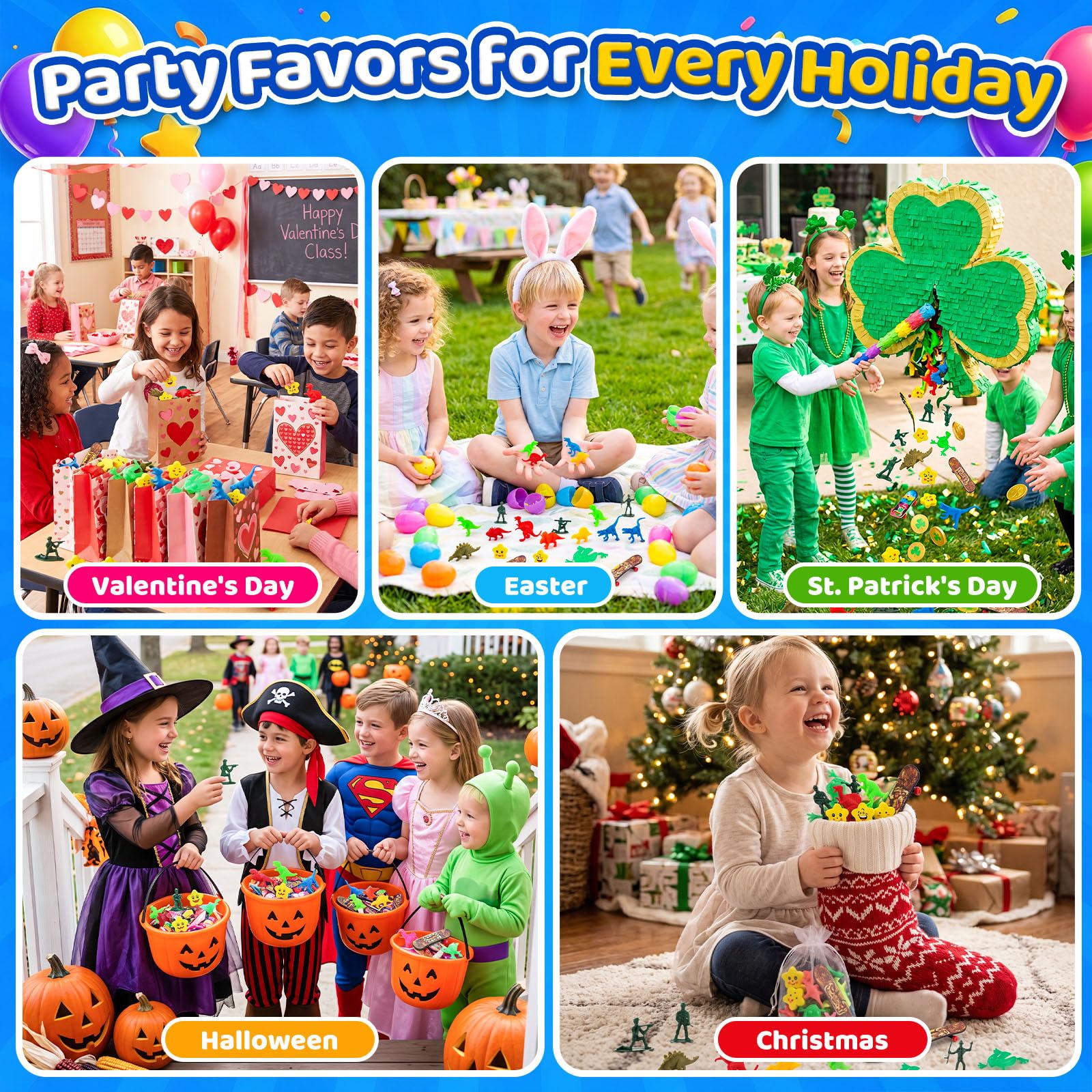 LovesTown 275PCS Party Favors for Kids with 75 Toys