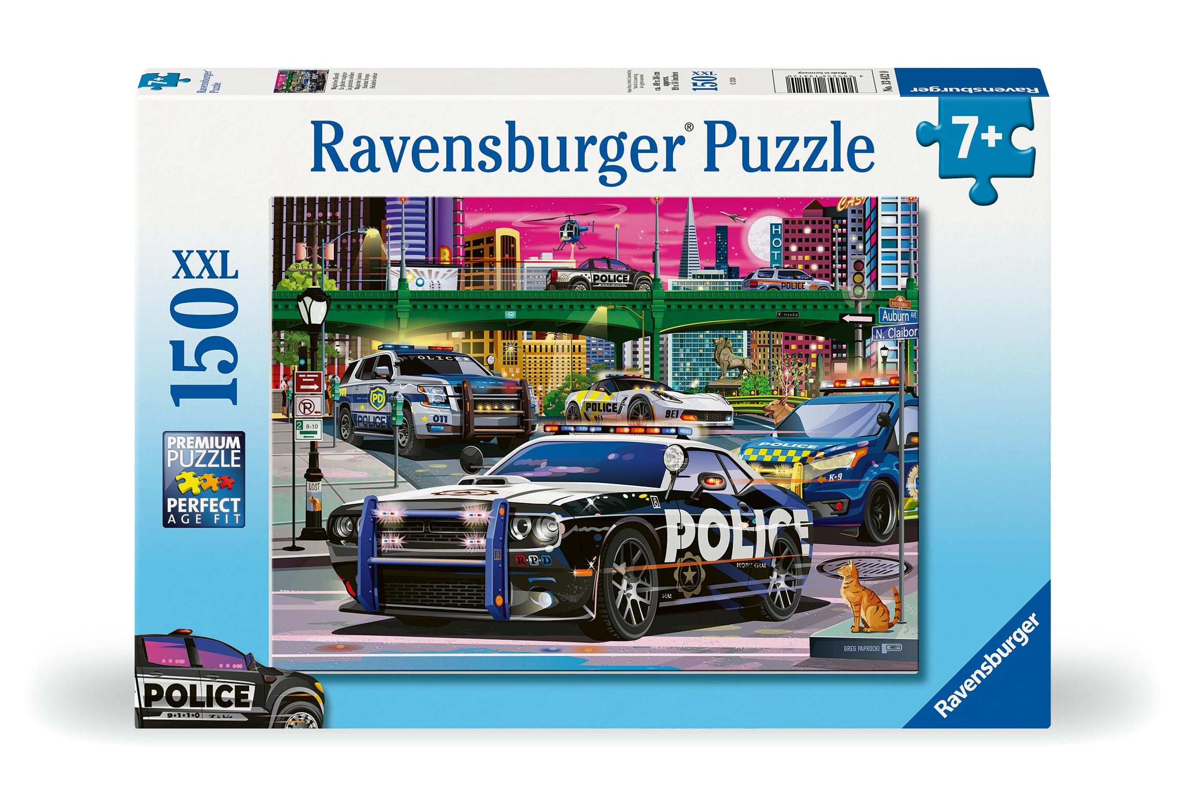 Ravensburger - Puzzle 150 pièces XXL - Patrouille de Police